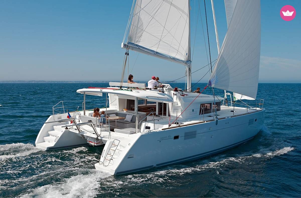 Catamaran LAGOON 450F 13.96m. rental Mikonos