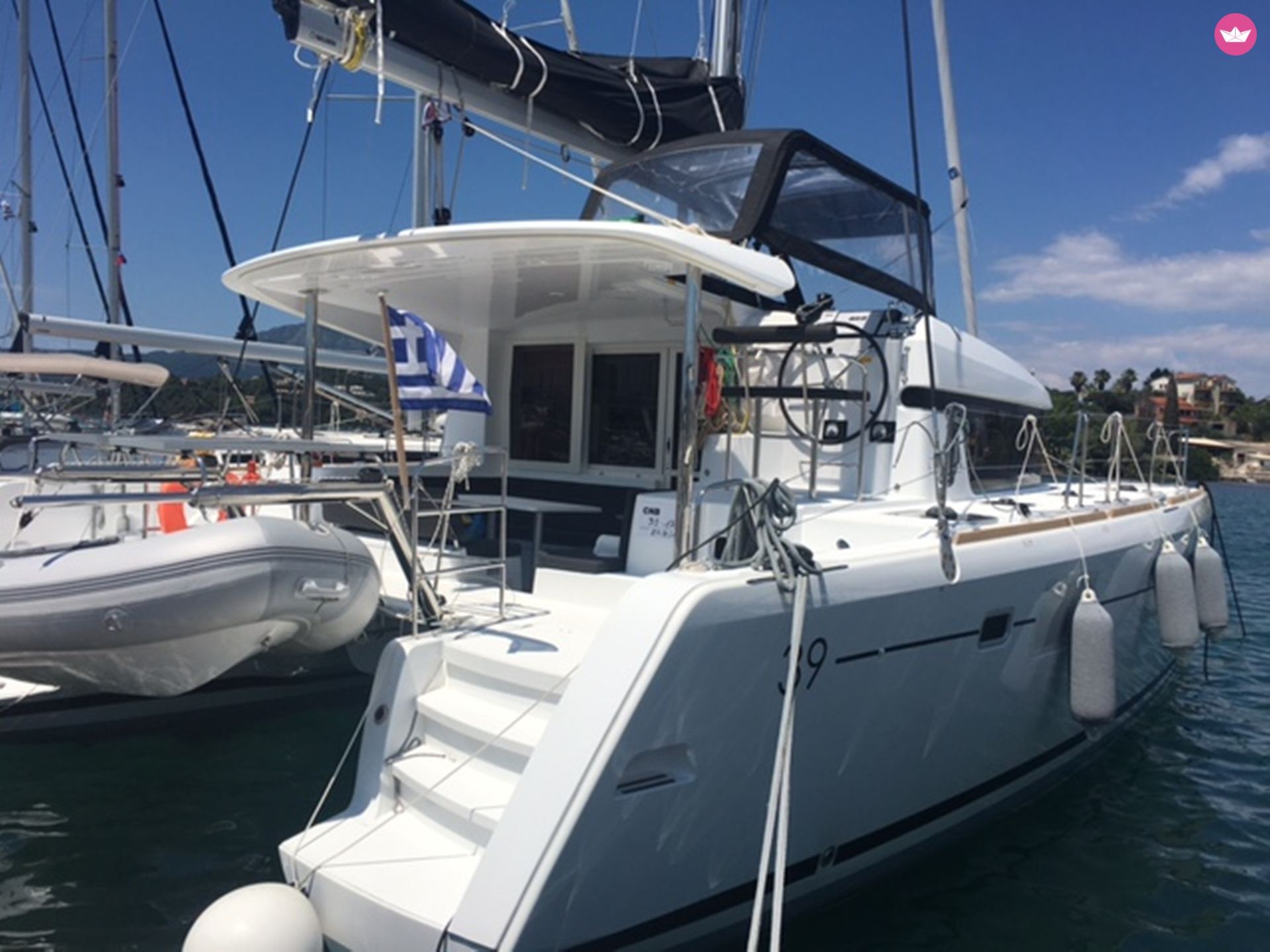 Catamaran LAGOON 39 11.74m. rental Preveza