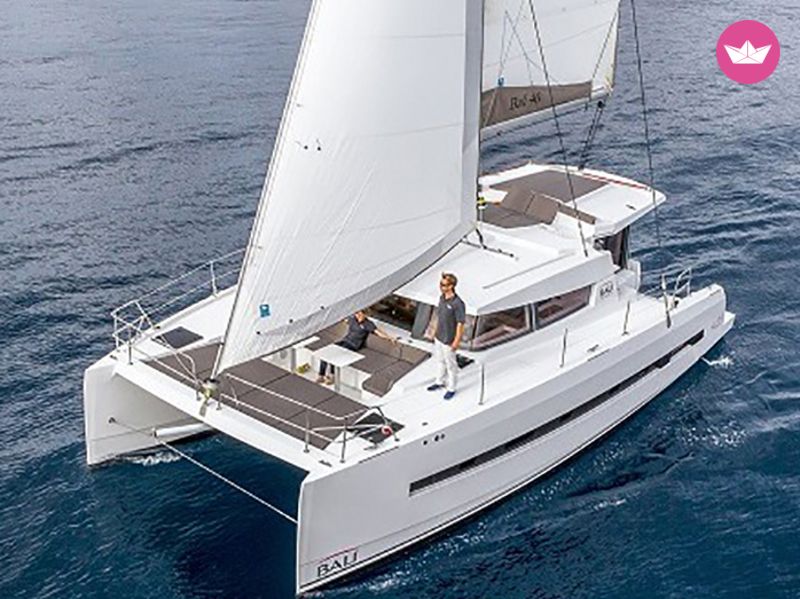 Catamaran Bali 4.1 12.37m. rental Rogoznica