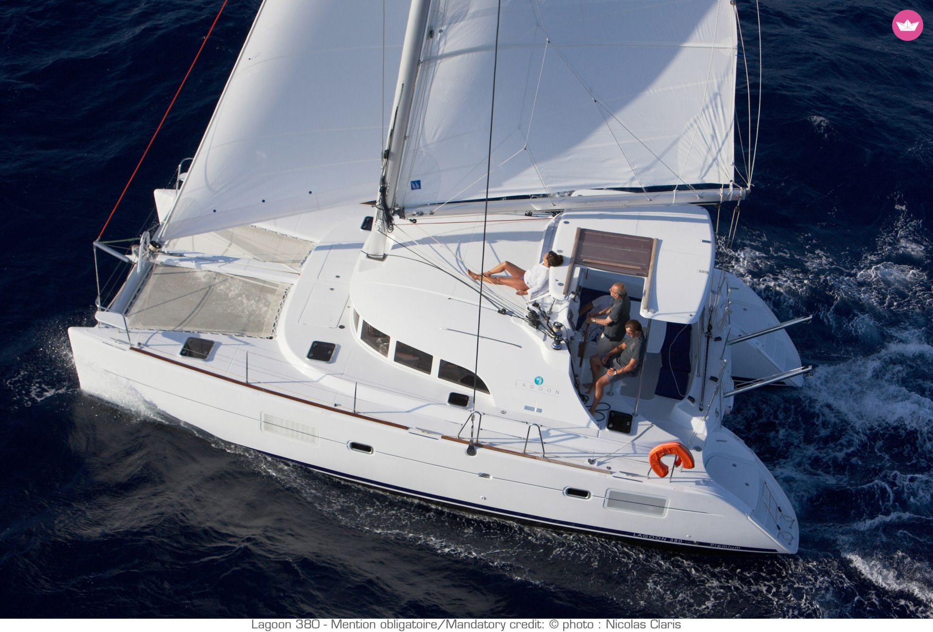 Catamaran LAGOON 380 11.55m. rental Lorient
