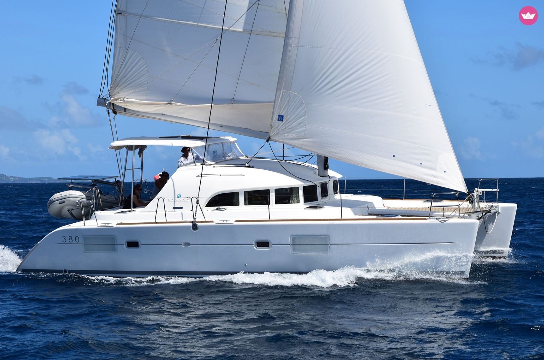 Catamaran LAGOON 380 11.55m. rental La Trinité Sur Mer