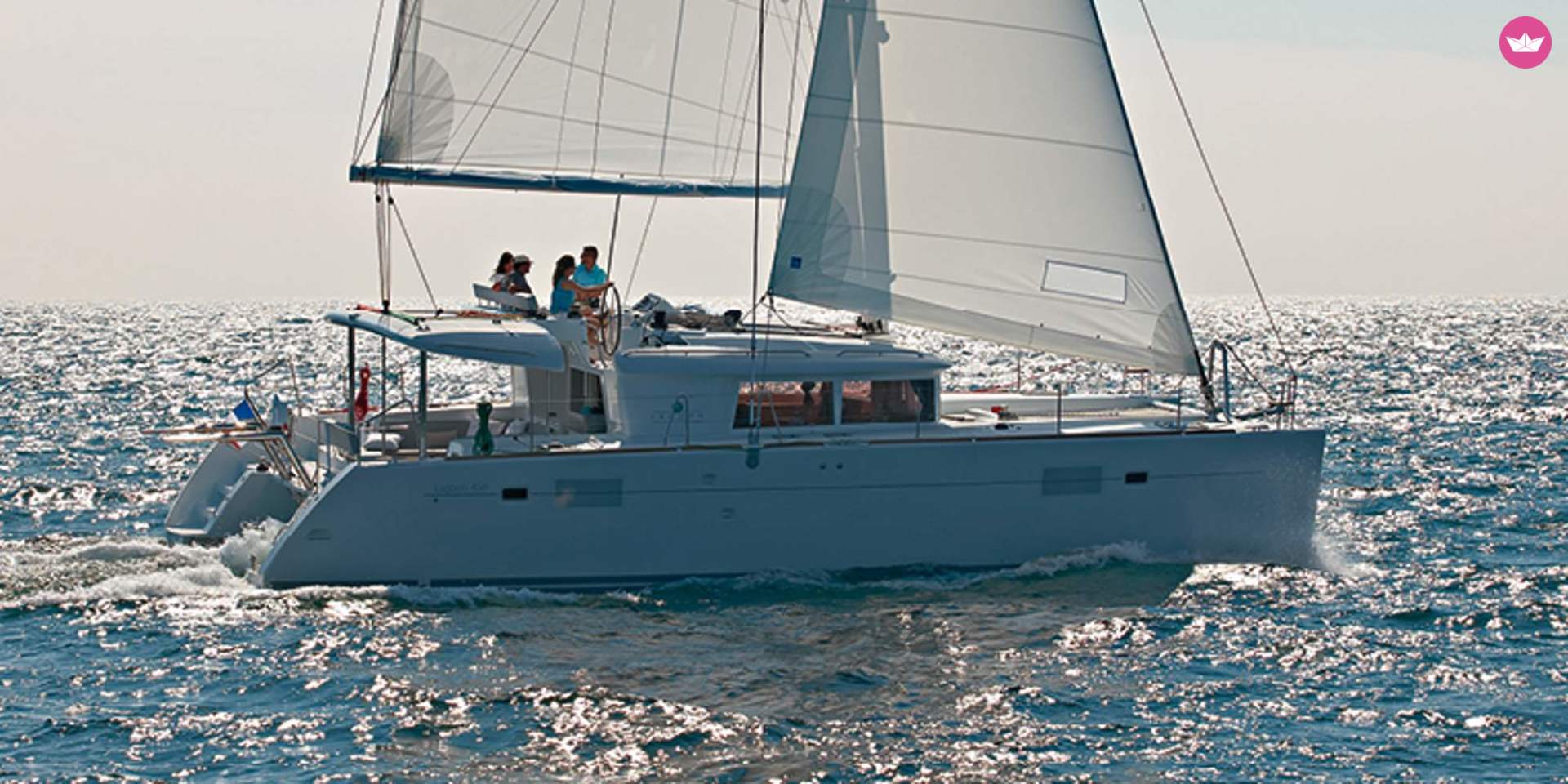 Catamaran LAGOON 450 F 13.96m. rental Mikonos