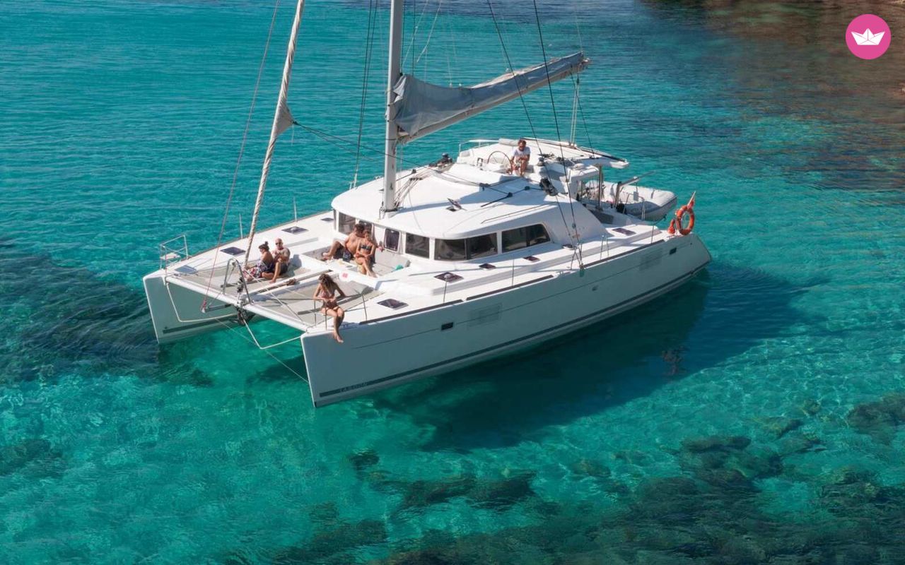 Catamaran LAGOON 500 15.51m. rental Mikonos