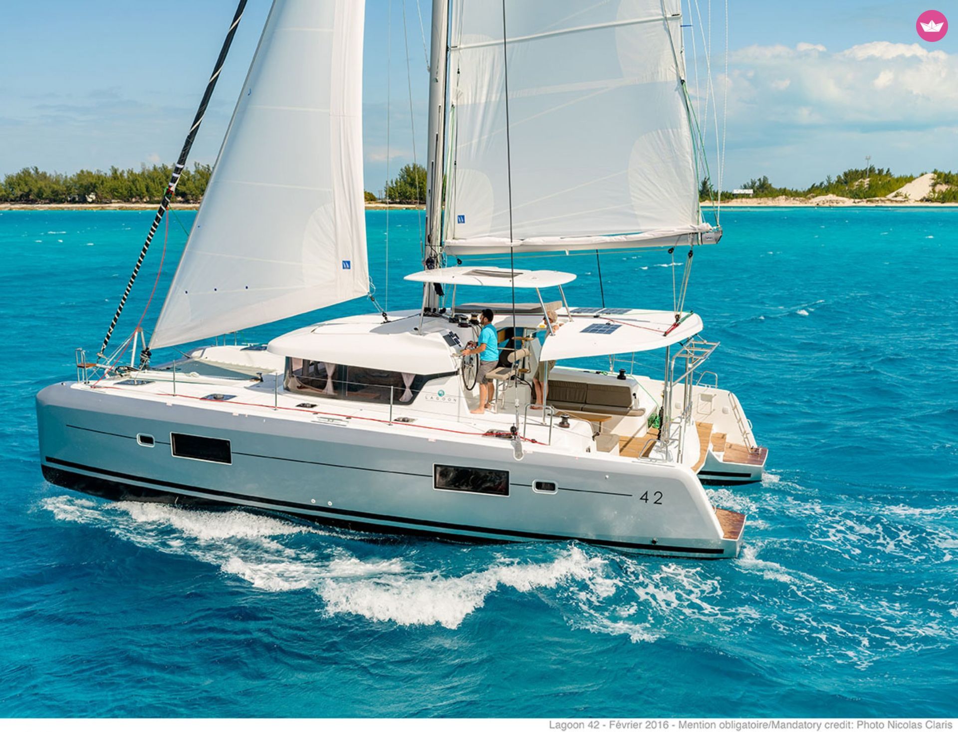 Catamaran LAGOON 42 12.8m. rental Preveza