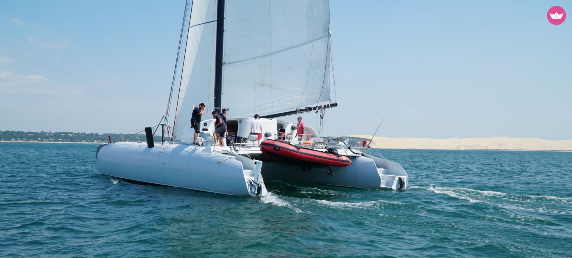 Catamaran Marsaudon composite MRS B 525 16.25m. rental Fort De France