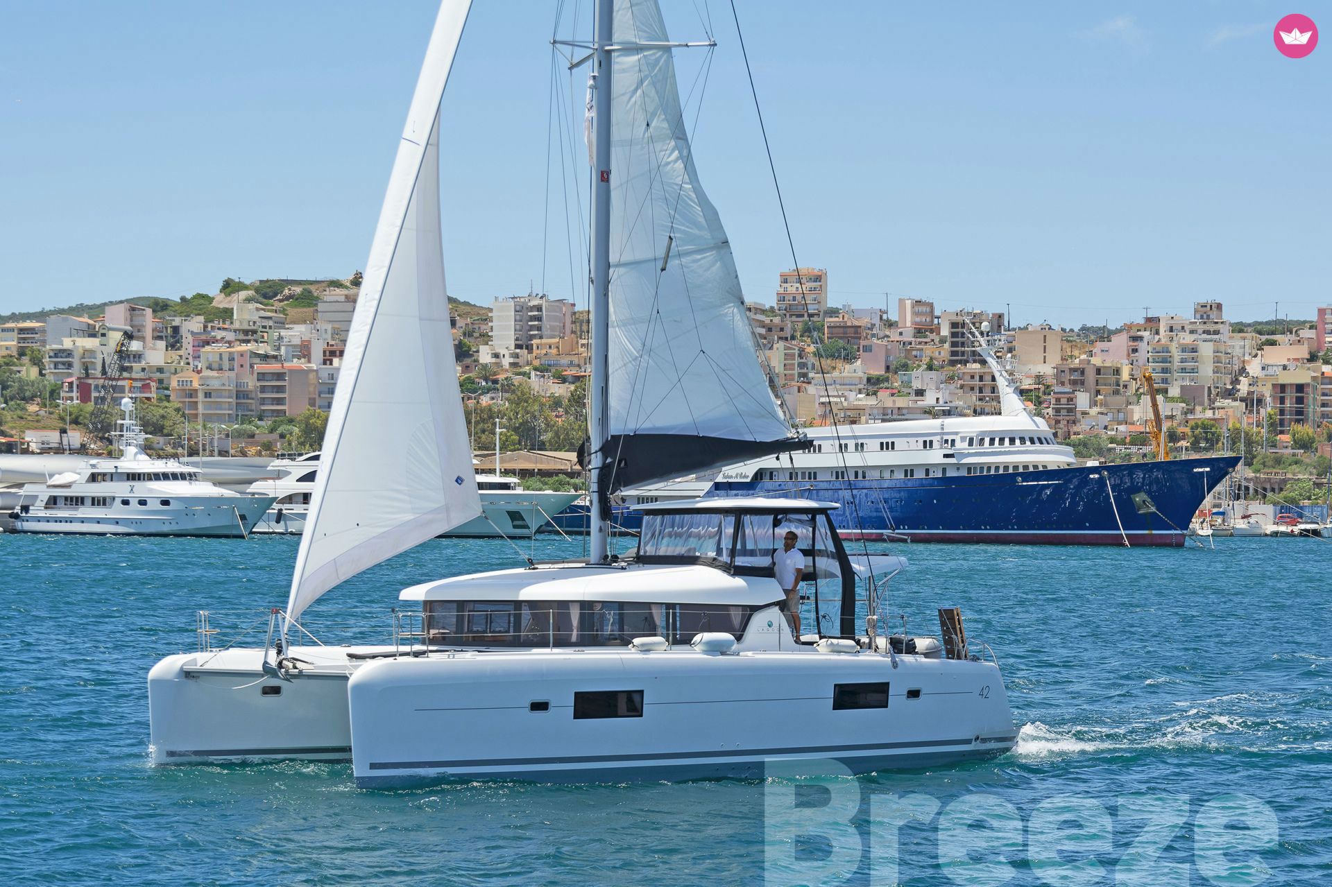 Catamaran LAGOON 42 12.8m. rental Lavrio