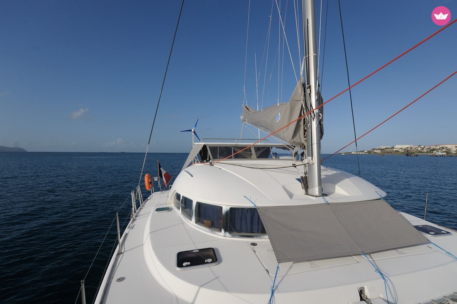 Catamaran LAGOON 380 11.55m. Charter in Guadeloupe