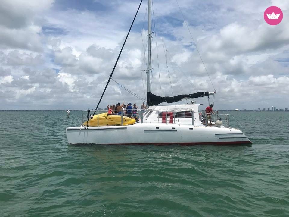 Custom 60' Catamaran rental Miami