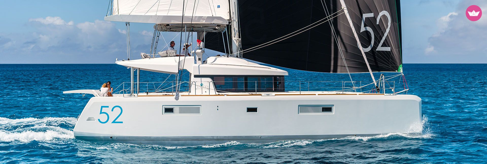 Catamaran LAGOON 52 F 15.85m. Charter in Italy