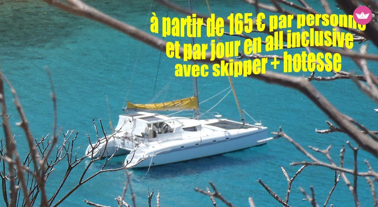 Catamaran Fountaine-Pajot BAHIA 46 14m. rental Saint François