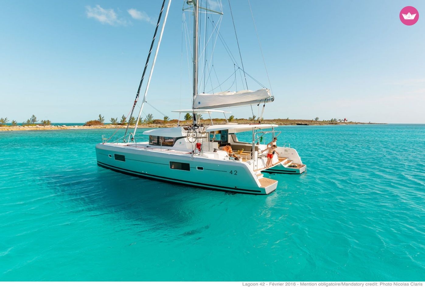 Catamaran LAGOON 42 12.8m. rental Sainte Luce