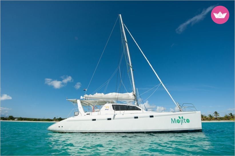 Leopard 47, with snorkeling equipment, Tv, and more! Charter in St Martin