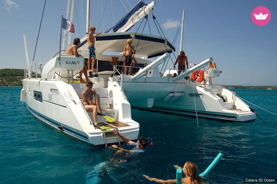 Catamaran Catana 50 rental Pape'ete