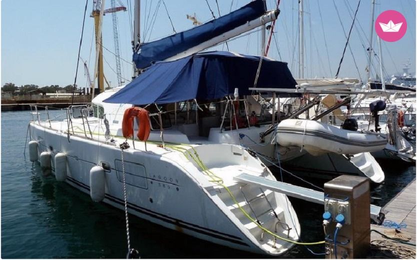 Catamaran LAGOON 380 11.55m. rental Arbatax