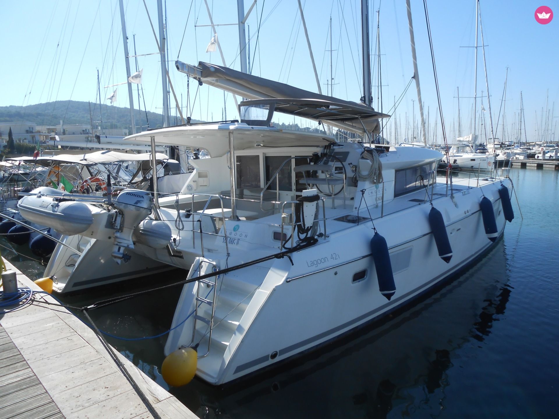 Lagoon 421 rental Tropea