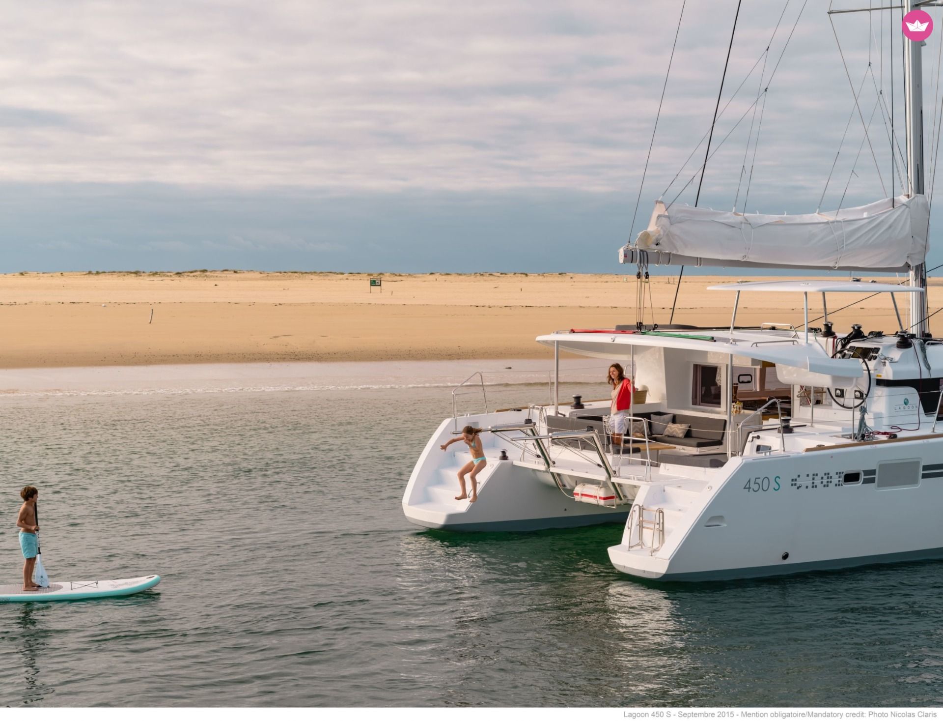 Catamaran LAGOON 450S 14m. rental La Rochelle