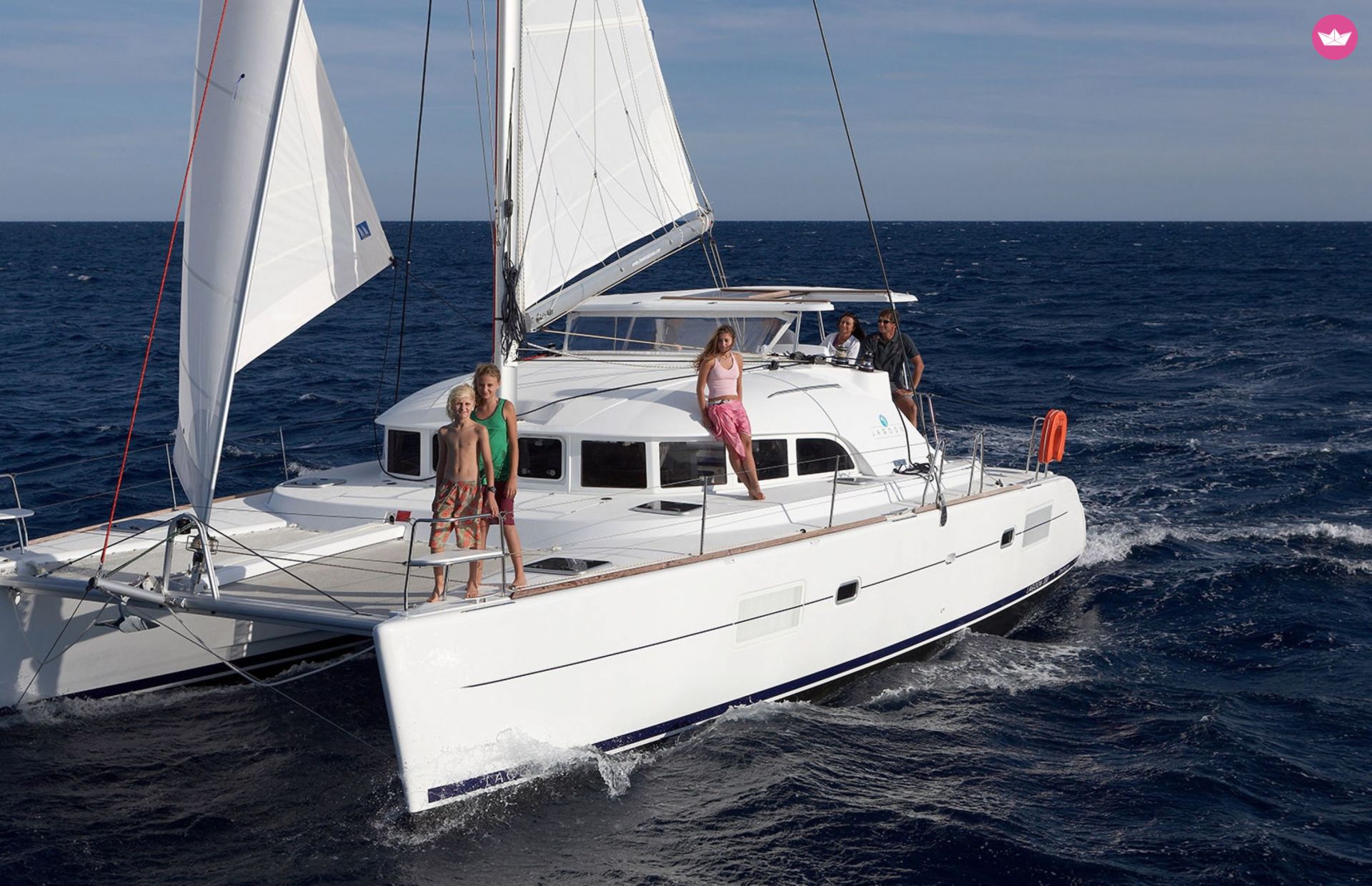 Catamaran LAGOON 380 11.55m. rental Tonnarella