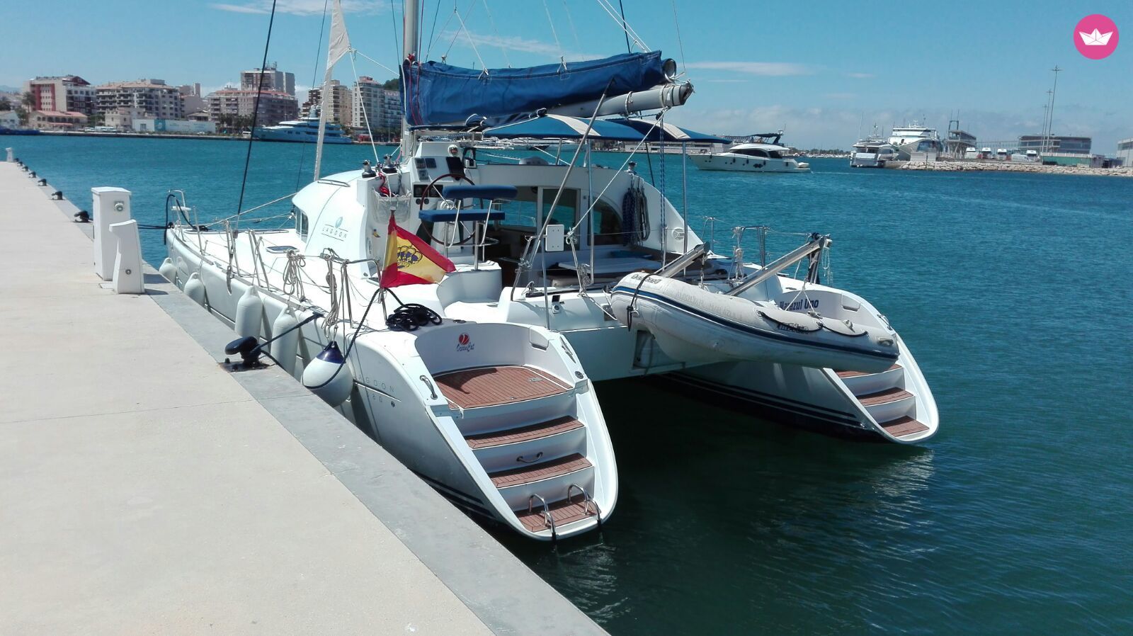 Catamaran LAGOON 380 S2 12m. rental La Savina