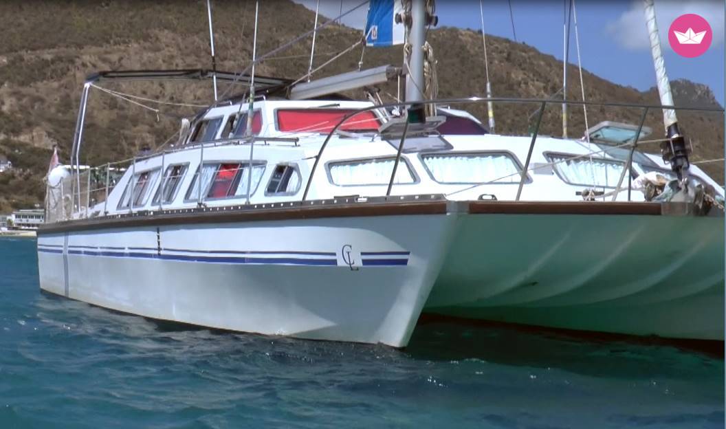 Catamaran catalac catamaran 13m. rental Sainte Anne