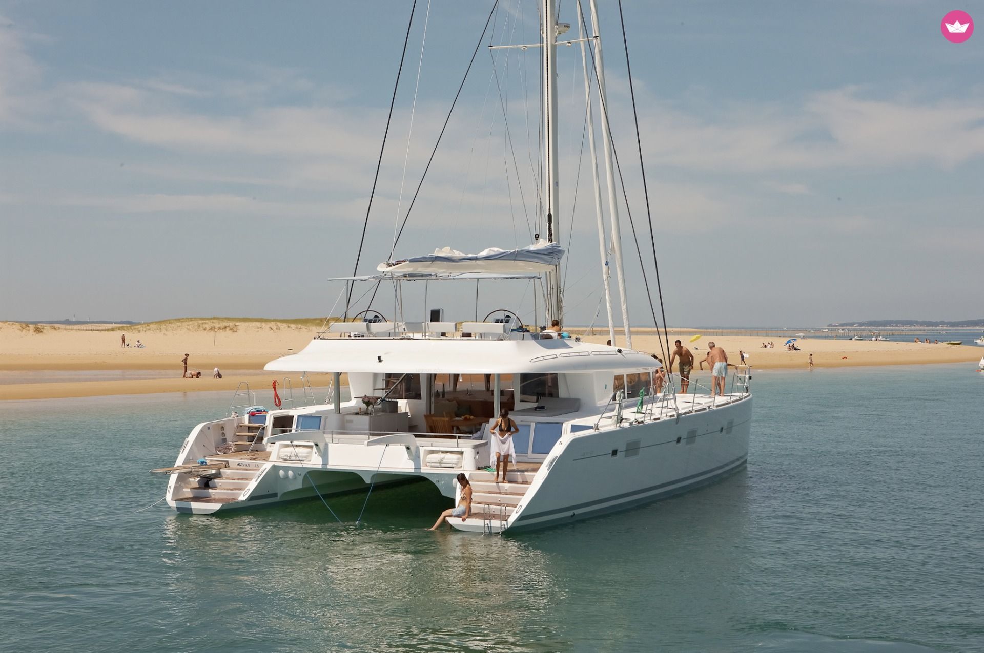 Catamaran LAGOON 620 18.9m. rental Portisco