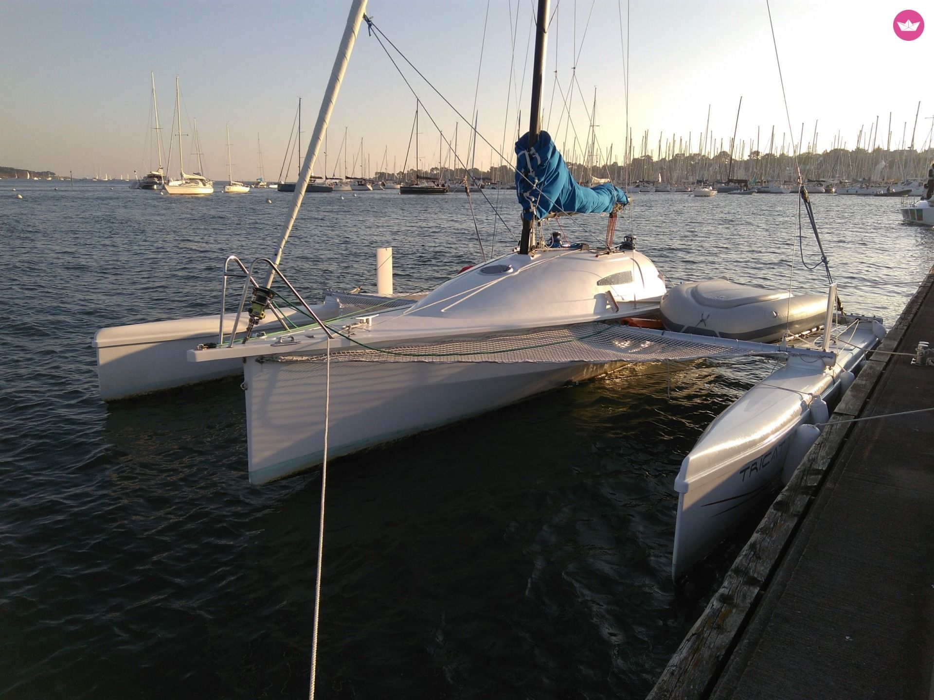 Catamaran TRICAT T25 7.7m. rental Larmor Baden