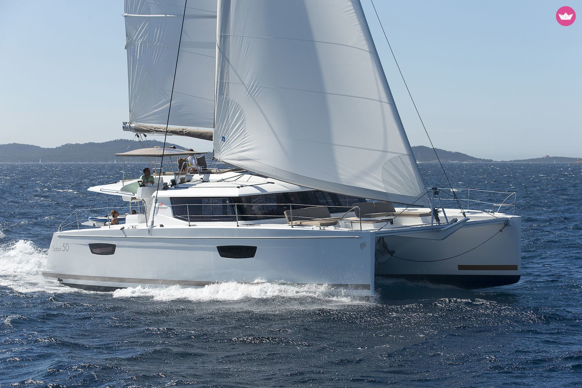 Catamaran FOUNTAINE PAJOT SABA 50 15m. rental Ajaccio