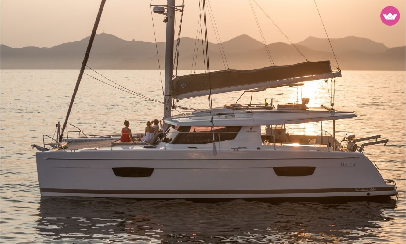 Catamaran FOUNTAINE PAJOT Helia 44 - JESTER 13.3m. Charter in British Virgin Islands