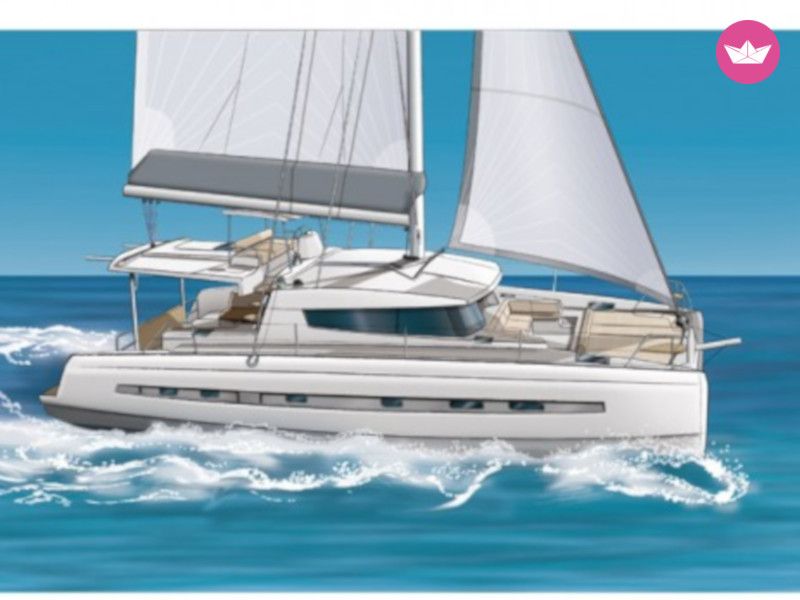 Catamaran Bali 4.5 13.6m. rental Dubrovnik