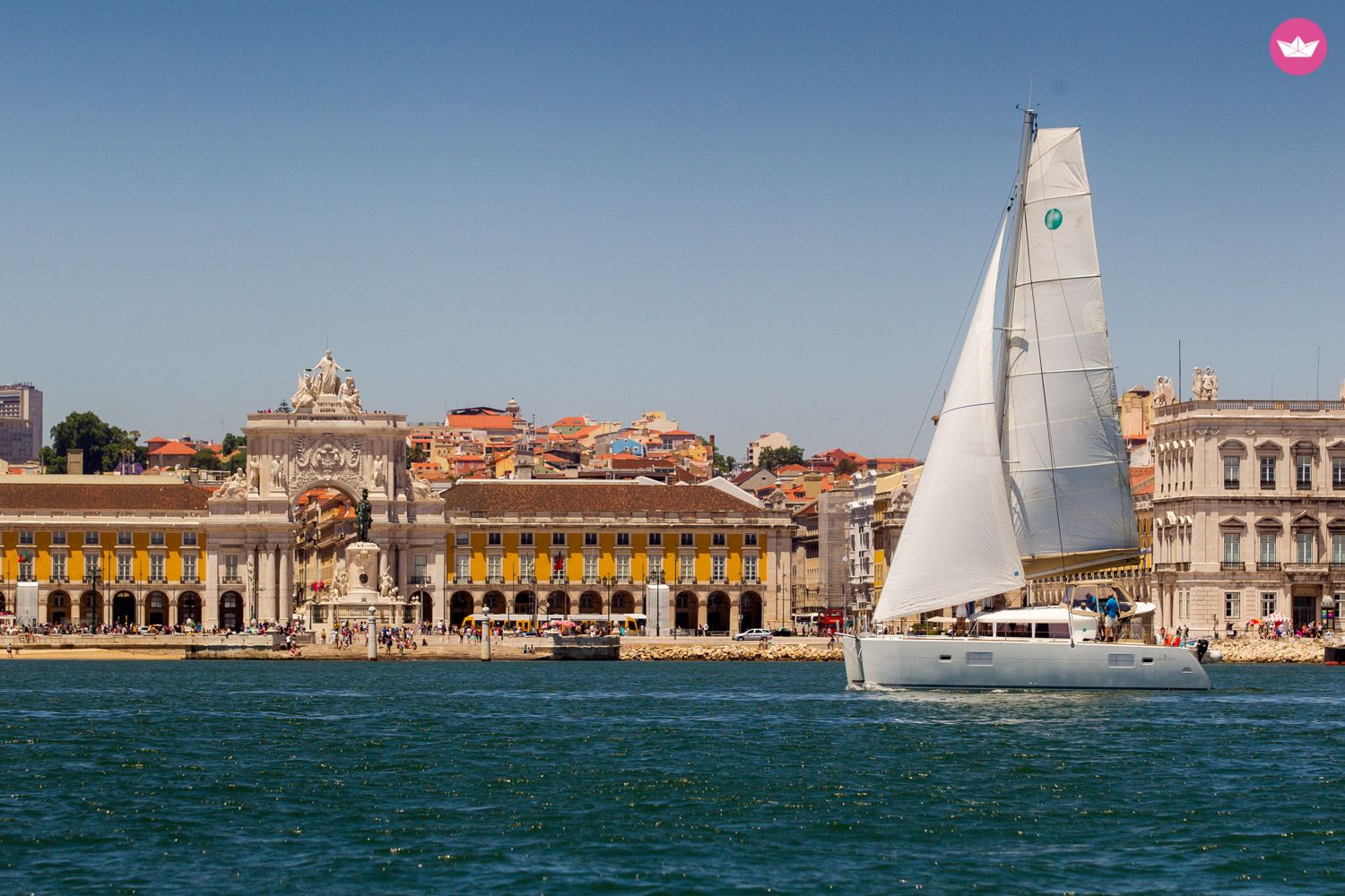 Lagoon 42 For Sunset cruises in Lisbon Charter in Portugal
