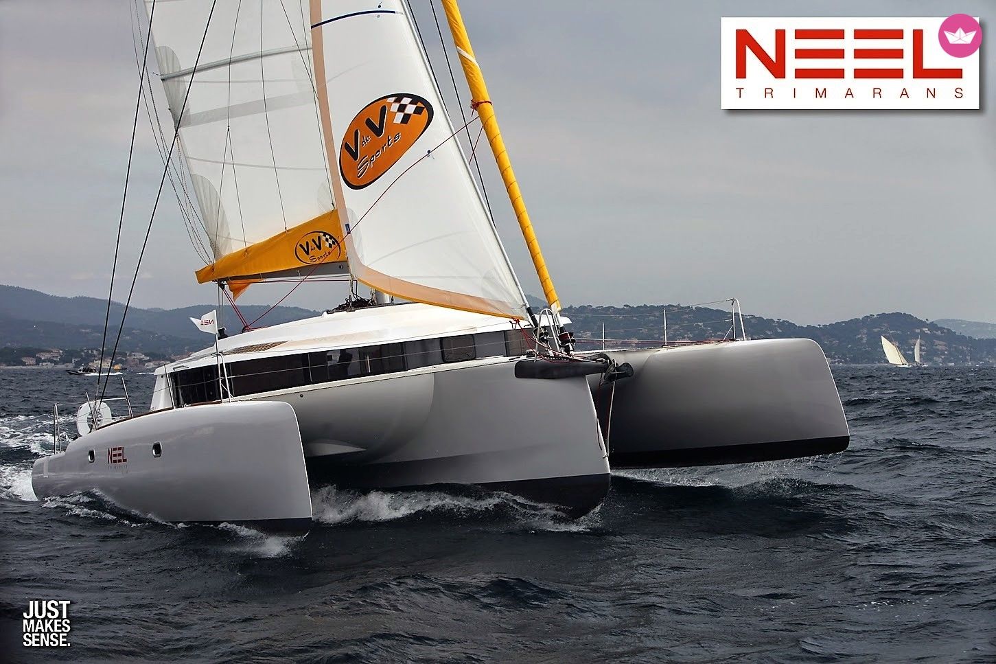 Catamaran Neel 45 13.5m. rental Cogolin