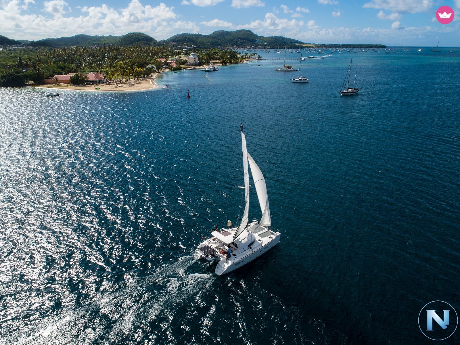 Catamaran LAGOON 380 S2 (neuf) // WIFI 11.55m. rental Rivière Salée
