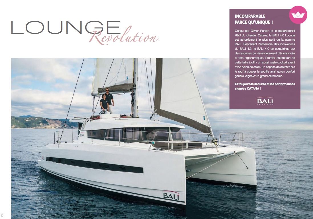 Bali 4.0 with watermaker - Year built 2018 Charter in Guadeloupe
