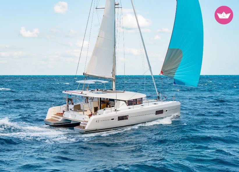 Catamaran Lagoon 42 rental Alimos