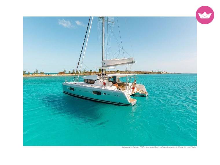 Catamaran LAGOON 42 12.8m. rental Hyères