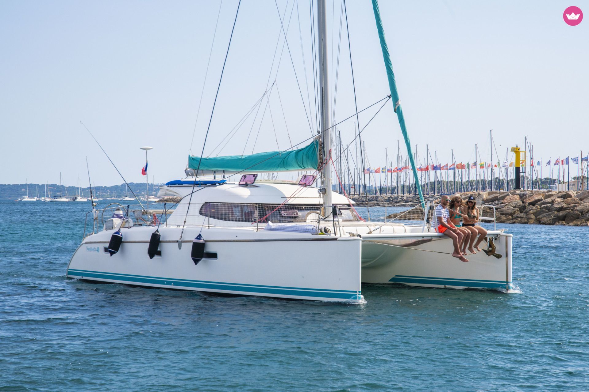 Catamaran NAUTITECH 40 12m. rental Bonifacio