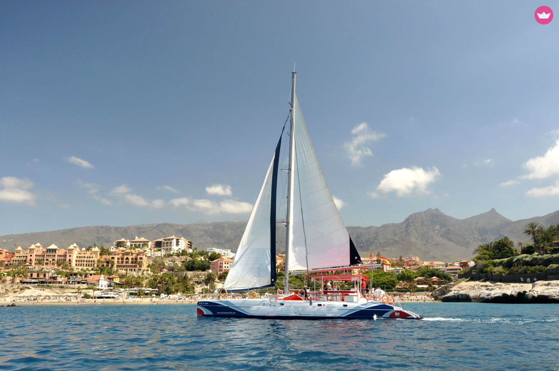 Catamaran FOUNTAINE PAJOT TAHITÍ 20m. rental Costa Adeje