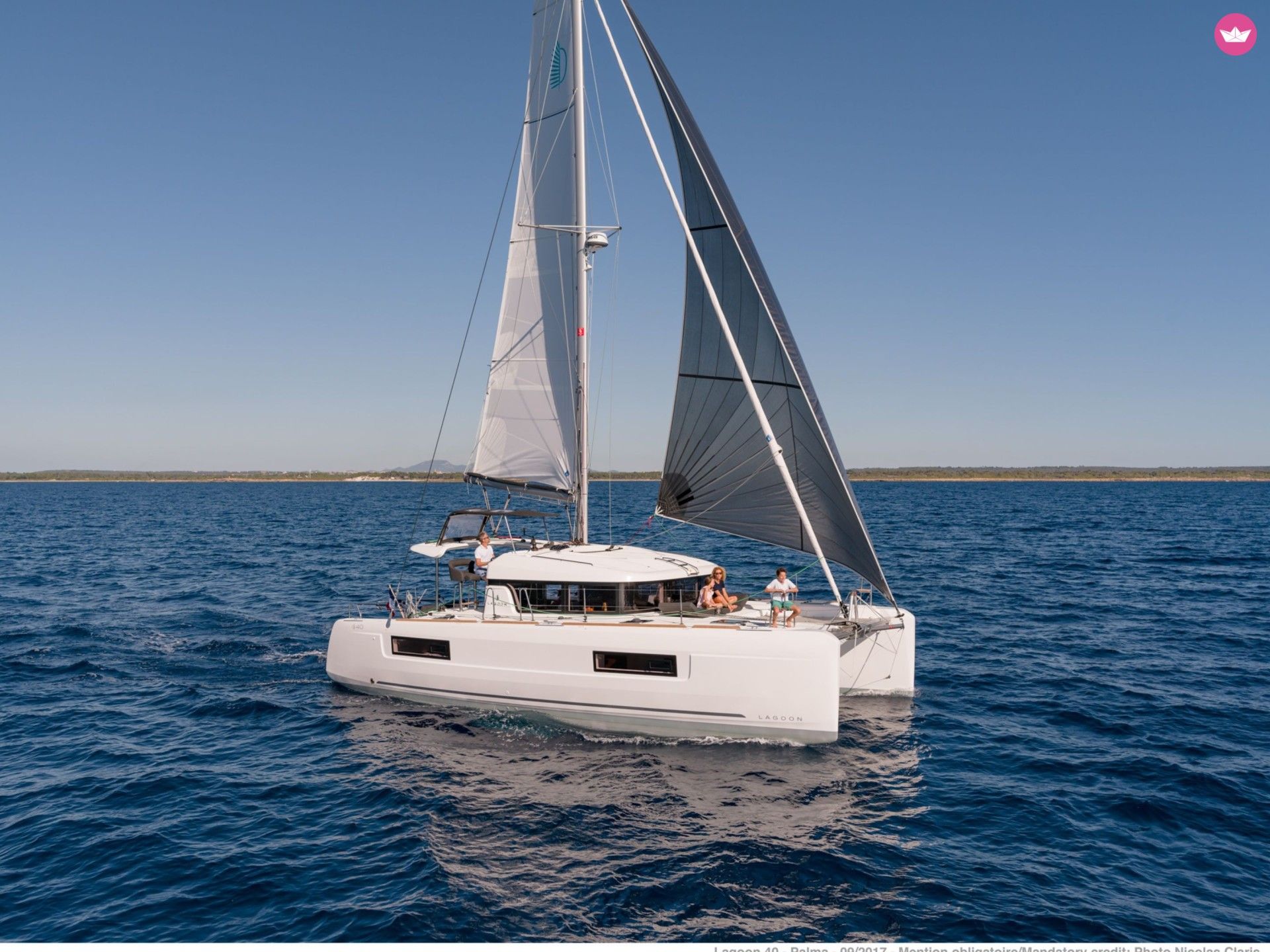 The beautiful Lagoon 40 Charter in Portugal