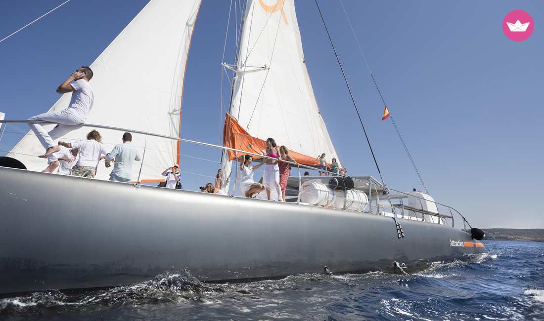 Catamaran Custom Made Attraction 24m. rental Palma