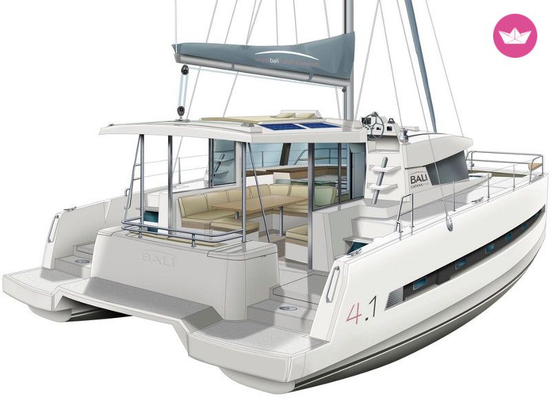 Catamaran Bali 4.1 12.35m. rental Kaštel Gomilica