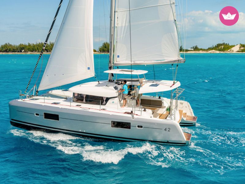 Catamaran LAGOON 42 12.8m. rental Lavrio