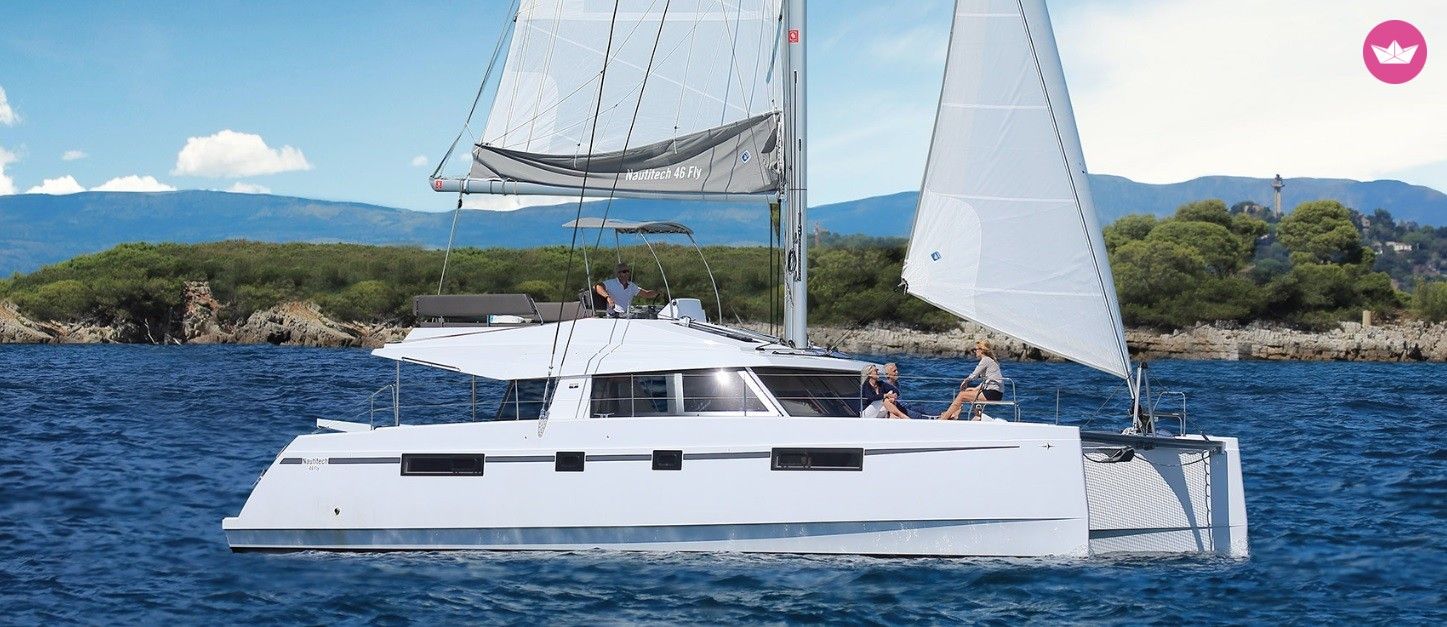 Catamaran Bavaria Yachts Nautitech 46 Fly with watermaker & A/C - PLUS 13.79m. Charter in Guadeloupe