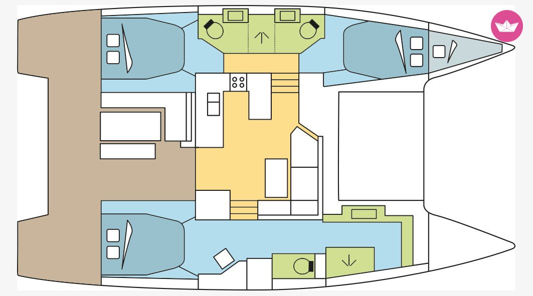 Fountaine Pajot - Astrea 42 O.V. with watermaker & A/C - PLUS rental Saint Mandrier Sur Mer