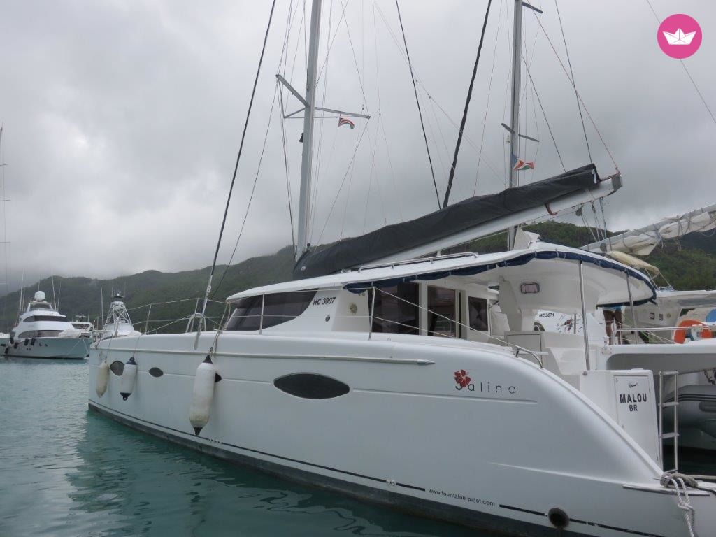 Catamaran FOUNTAINE PAJOT SALINA 48 14m. Charter in Seychelles