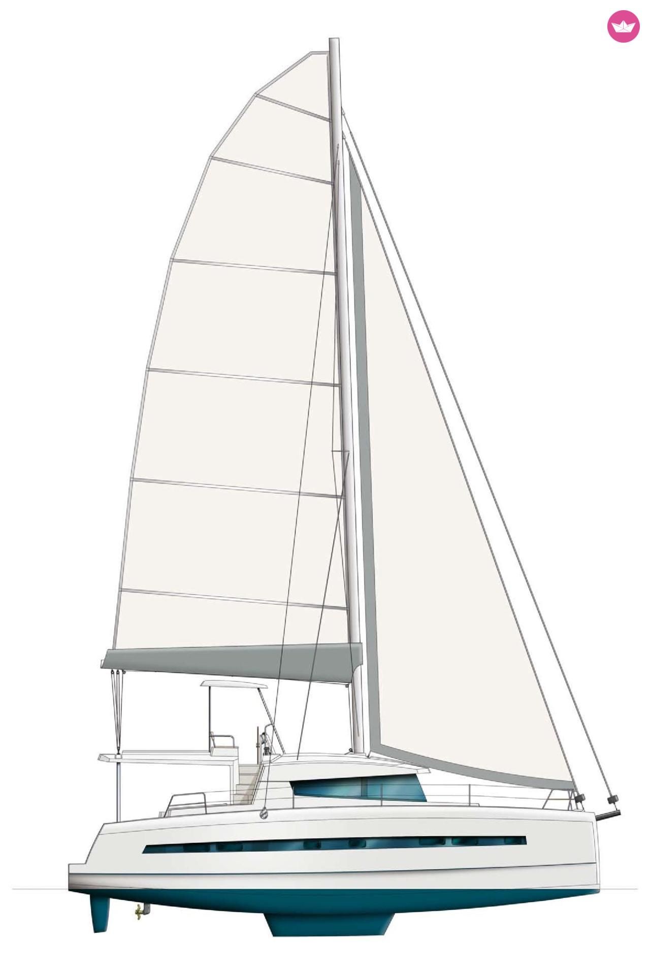 Catamaran Catana Bali 4.3 13.1m. Charter in The Bahamas