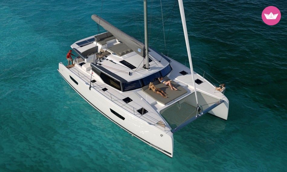 Catamaran FOUNTAINE PAJOT Saona 47 with watermaker & A/C 13.94m. Charter in Malaysia