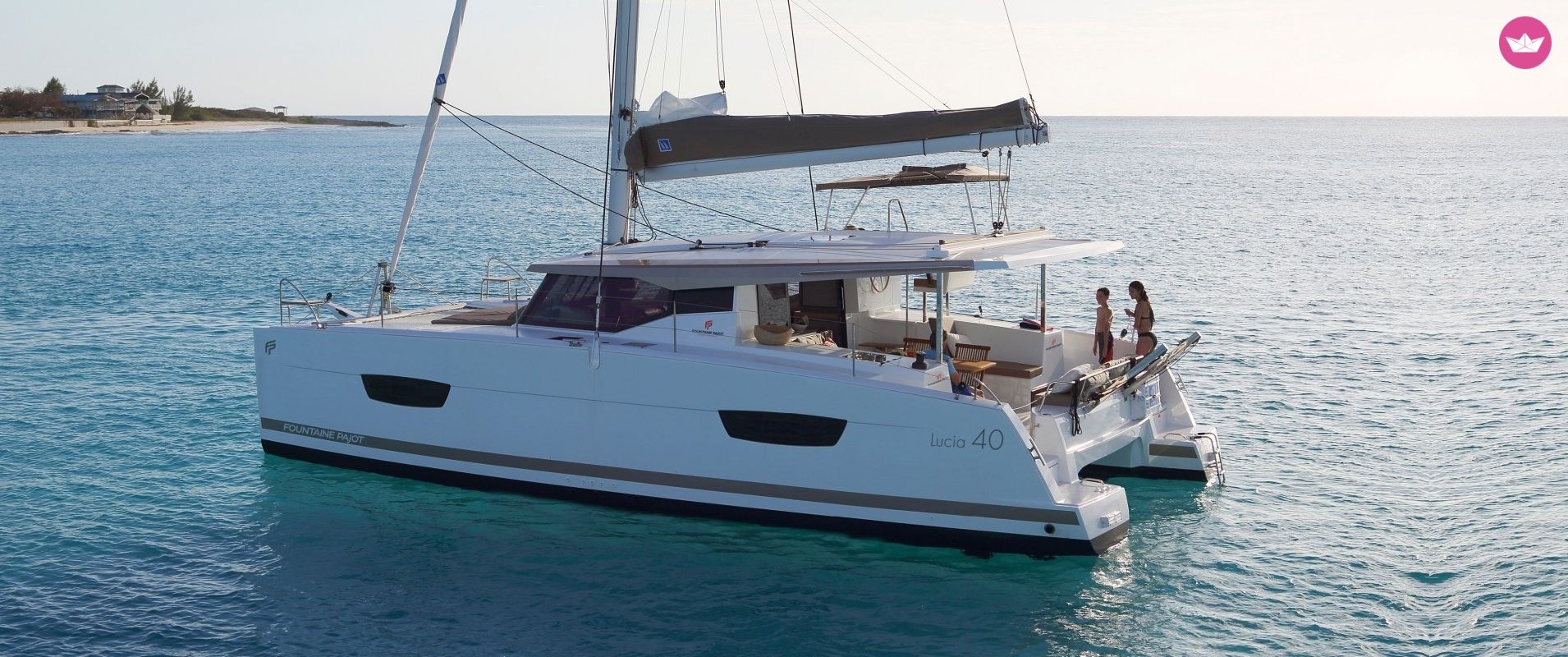Catamaran FOUNTAINE PAJOT LUCIA 40 11.73m. Charter in Guadeloupe